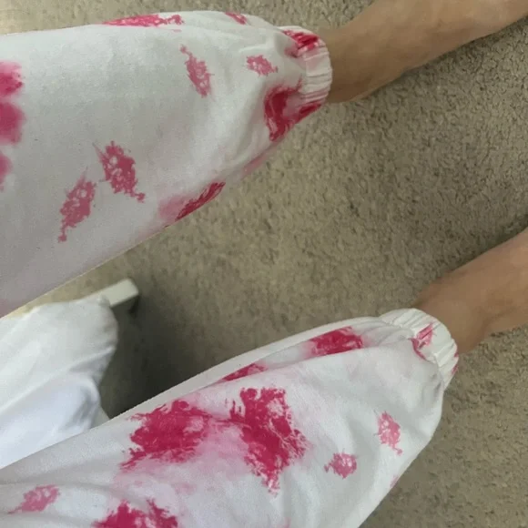 Pin Tie Dye Sweat Pants - Picture 4 of 5